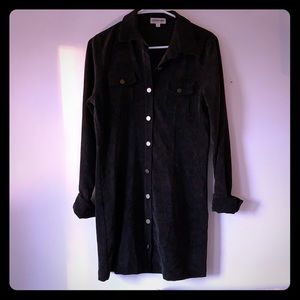 Cotton Candy Brand Black Corduroy Dress